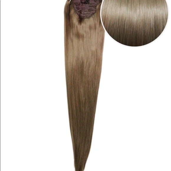 BELLAMI Hair Bellami Faux Ponytail Extension Ash Brown Poshmark